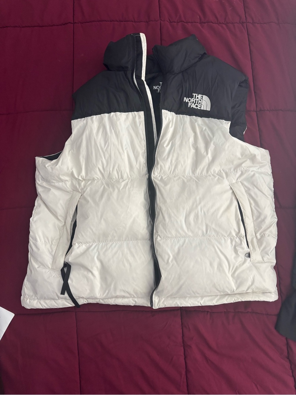 The North Face Black Quilted Insulated Jacket Interior